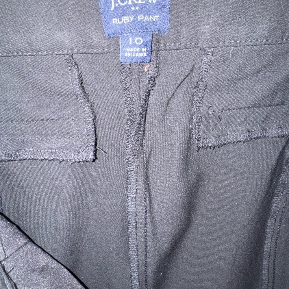 J. Crew Black Ruby Pants Size 10 - image 3